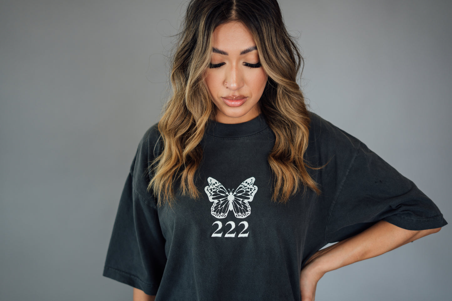 black 222 tee